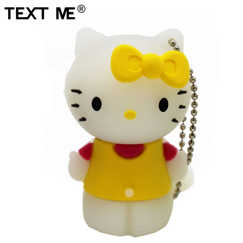 Usb флеш накопитель текстовый ME 6 coarl hello Kitty usb 2 0 4 ГБ 8 16 32 64 флешка подарок|USB