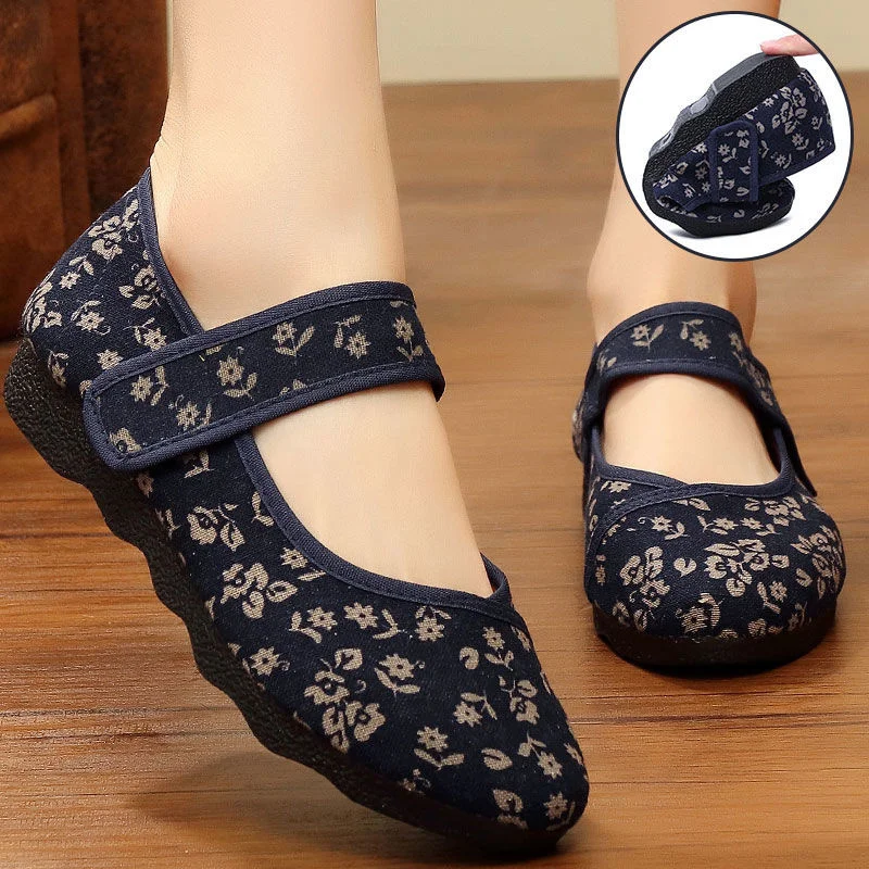 Женская Тканевая обувь женская новая с вышивкой | Обувь