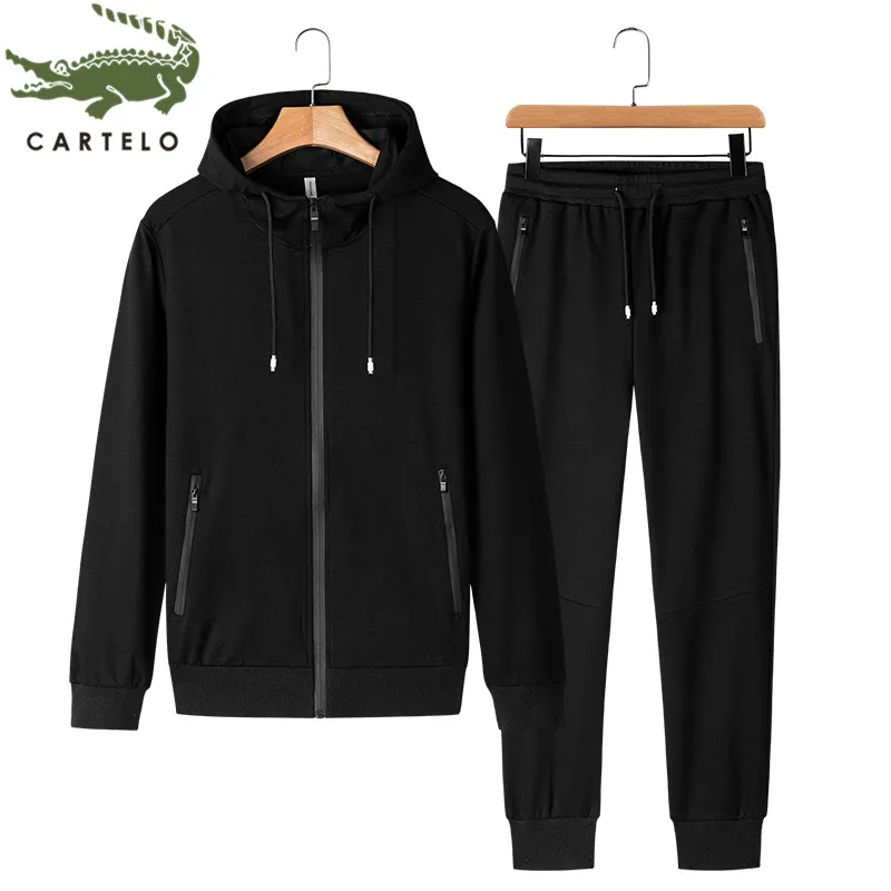Мужская одежда CARTELO новинка весны модная удобная однотонная хлопковая парная