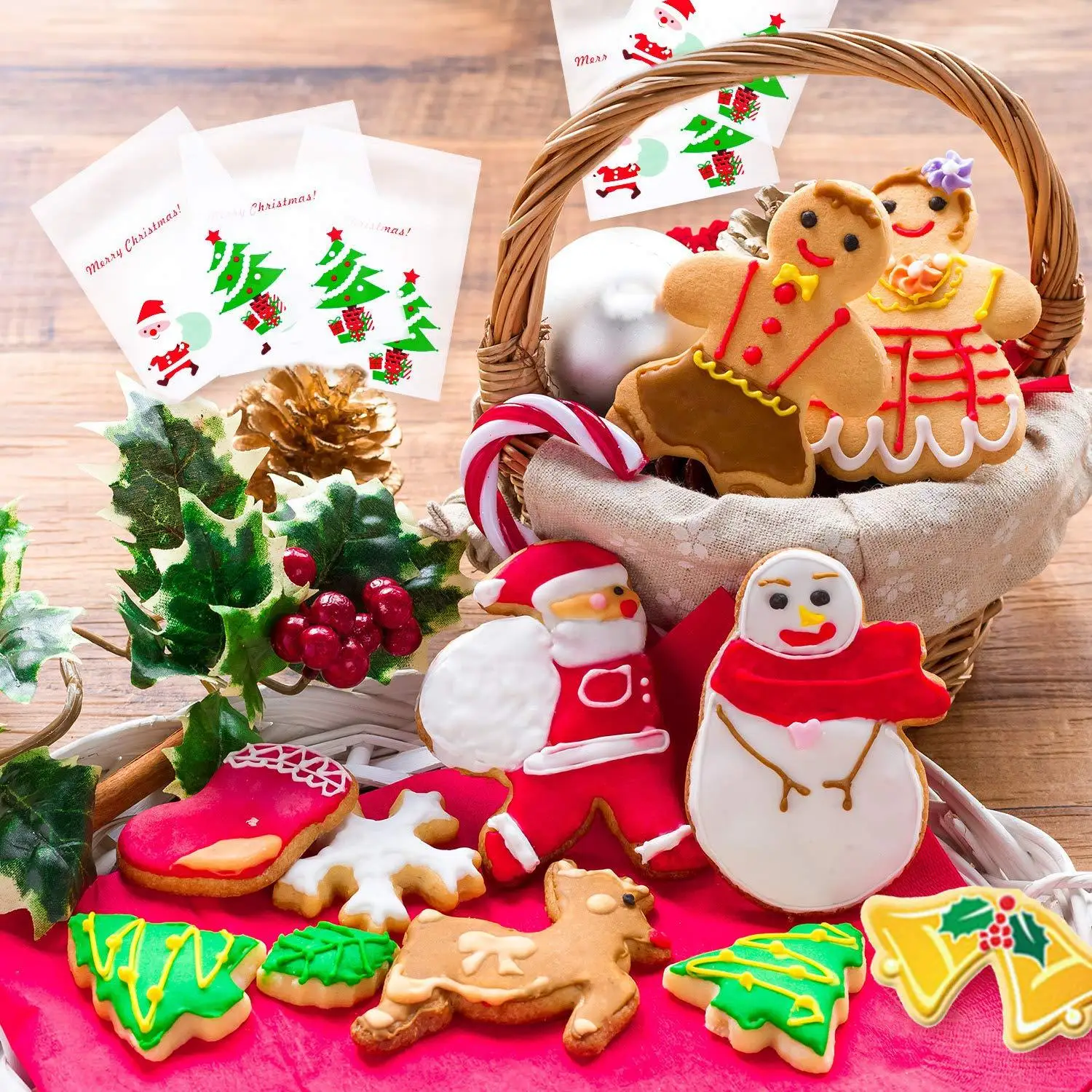 18 шт. 3D пряничный домик из нержавеющей стали Рождественский сценарий набор