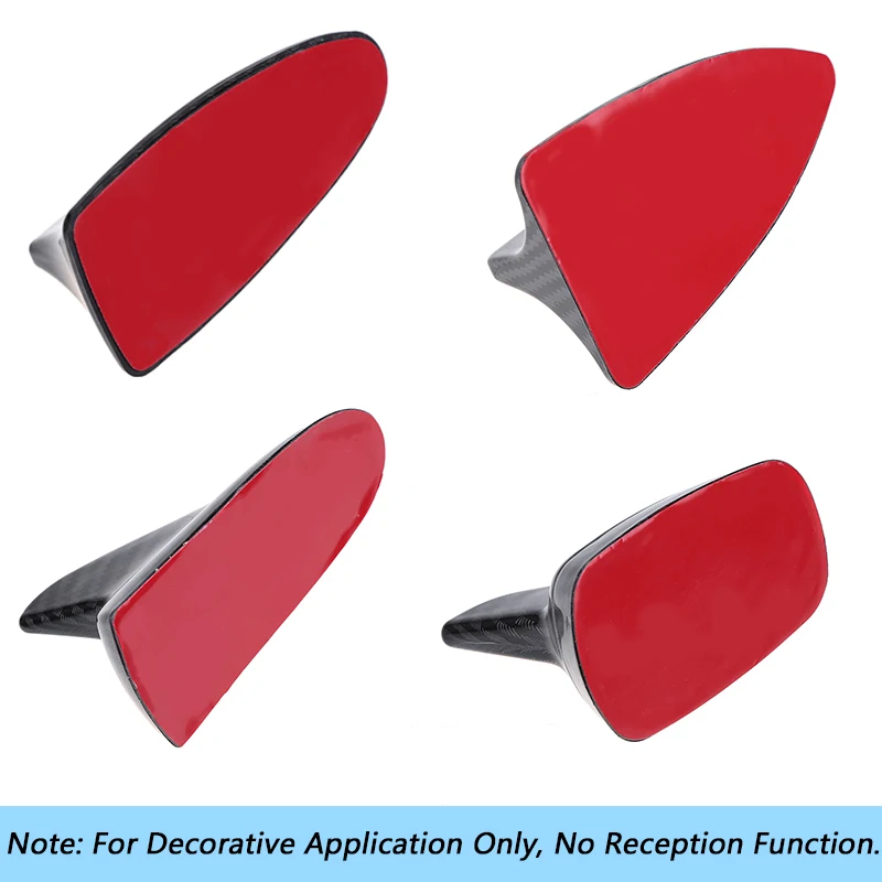 Автомобильная декоративная наклейка из углеродного волокна на крышу Акулий