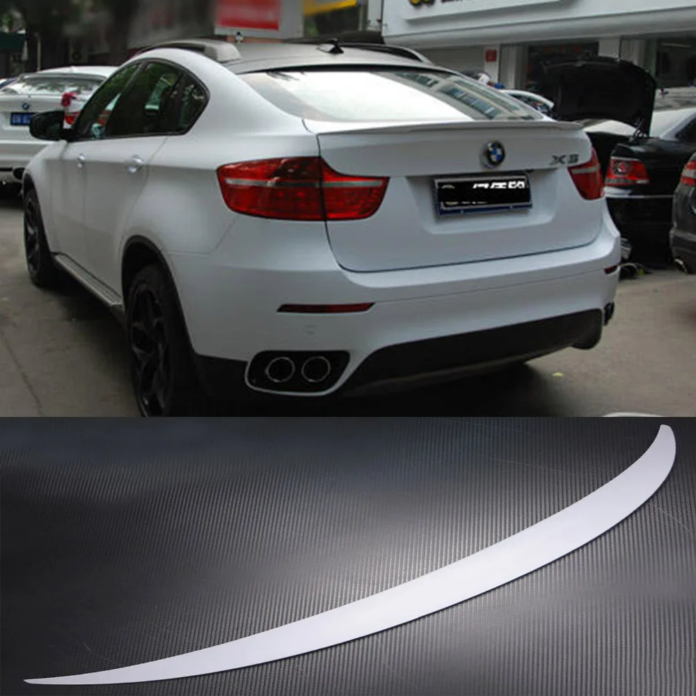 X6 E71 пу грунтовка Комплект кузова спойлер заднего багажника крыла стиль