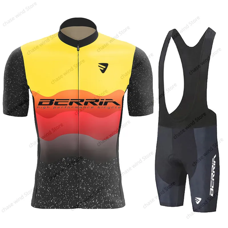 

Джерси для велоспорта BERRIA 2021 Ropa Ciclismo Hombre летние мужские Джерси с коротким рукавом Одежда для велоспорта триатлон нагрудник шорты костюм