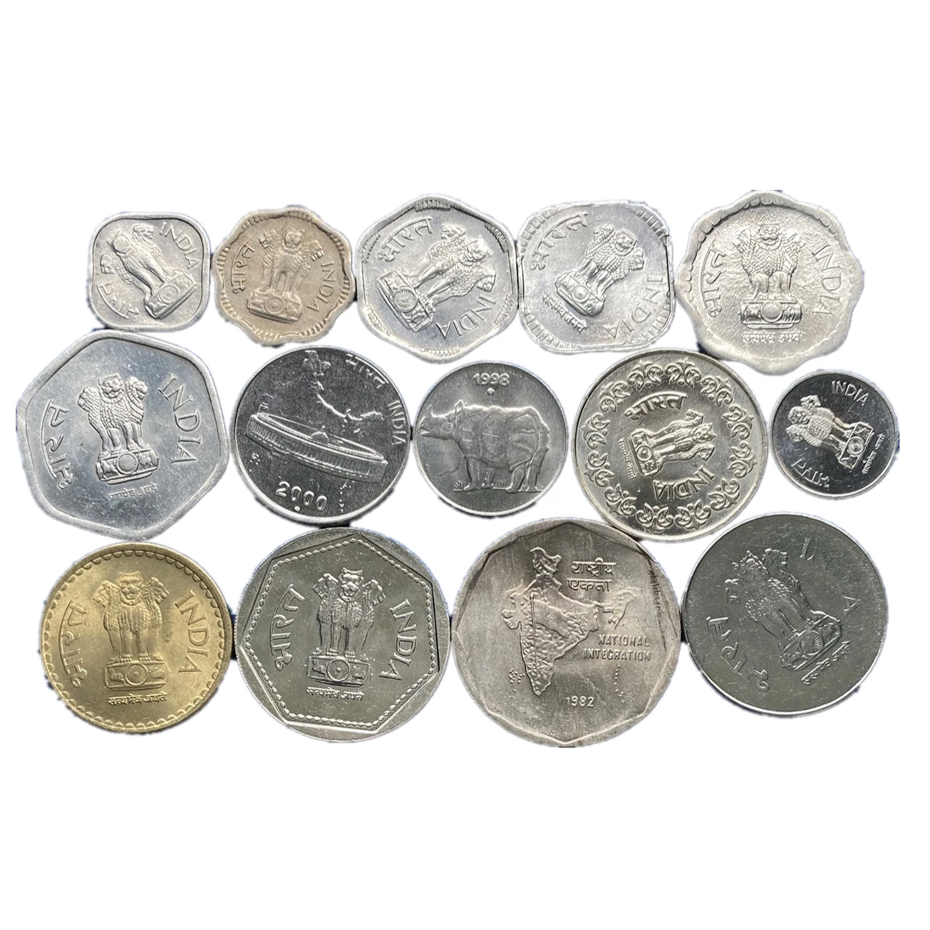 Индия 5 рупий издание 1976 монета из Южной Азии 100% настоящие оригинальные монеты