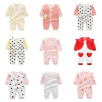 princess style baby rompers baby gilr clothes newborn infant jumpsuit winter outfits cute pink onesies baby clothes