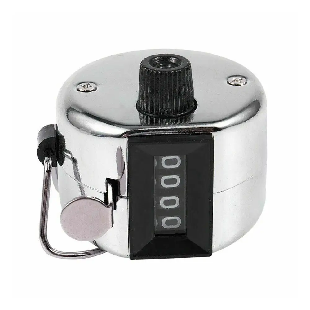 Мини цифровой ручной учетный счетчик 4 цифры номер ручная тележка с подсчета 0 9999