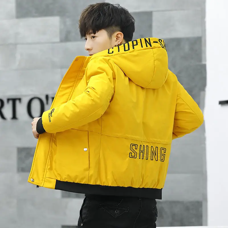 2020 men Ultra Light White Duck Down Jacket Winter Coat men Loose Windproof Down Coat Hooded Warm Down Parka men coat