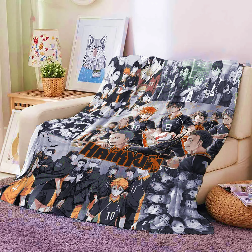 

Haikyuu-Manta deportiva de Anime, colcha, cubierta de cama