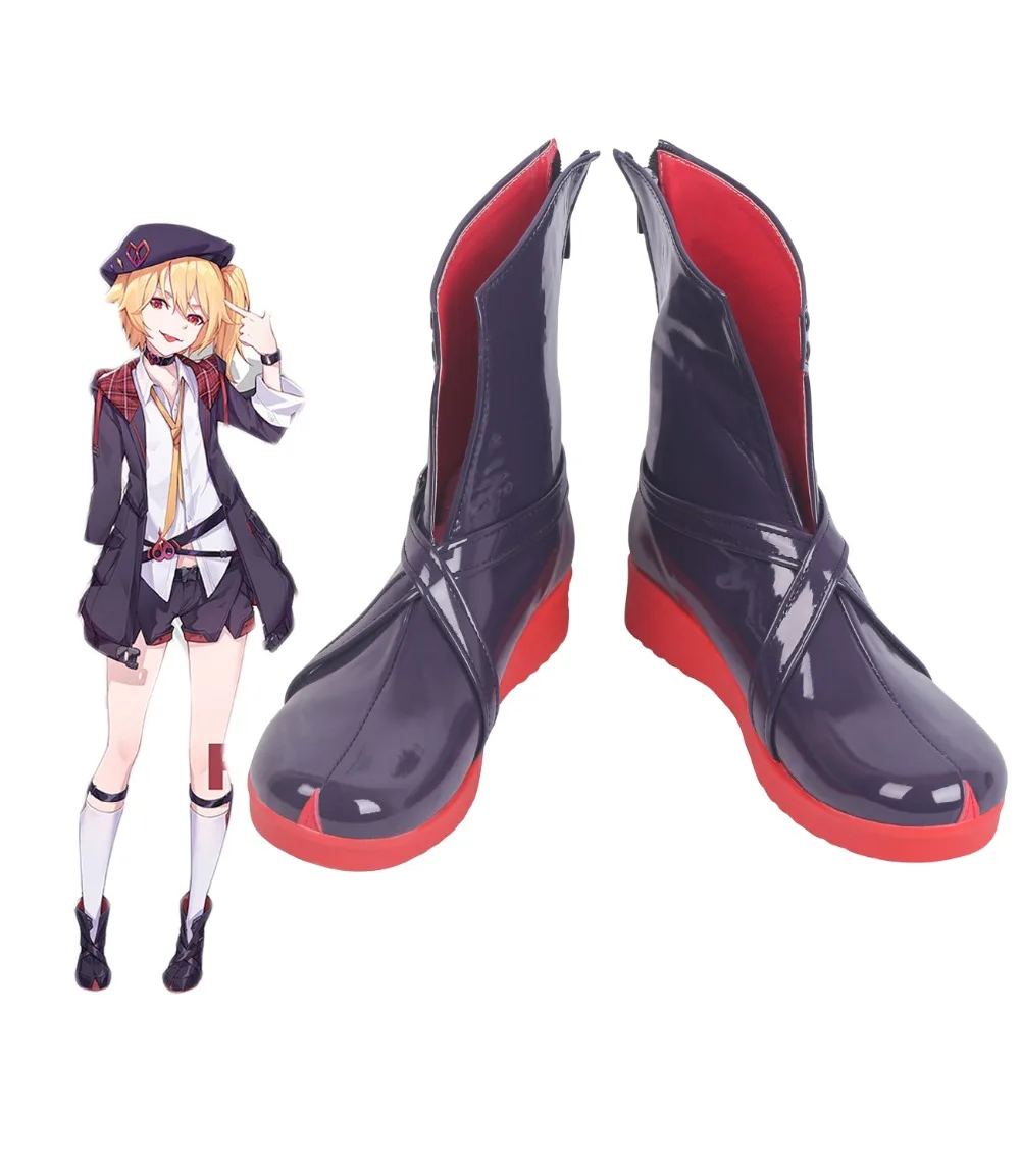 Туфли для косплея Touhou Project Flandre Scarlet фиолетовые изготовленные на заказ|Туфли| |