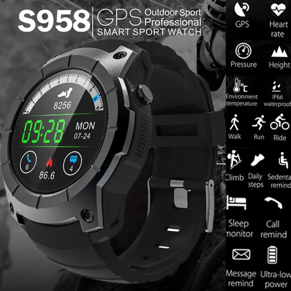 Микро usb умные GPS часы для Android IOS Смарт наручные спортивные мониторинга здоровья