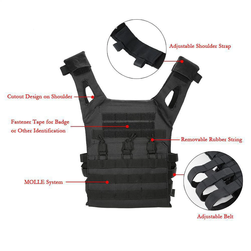 FDBRO 2020New Охотничий Тактический бронежилет JPC Molle для переноски пластин улицы CS