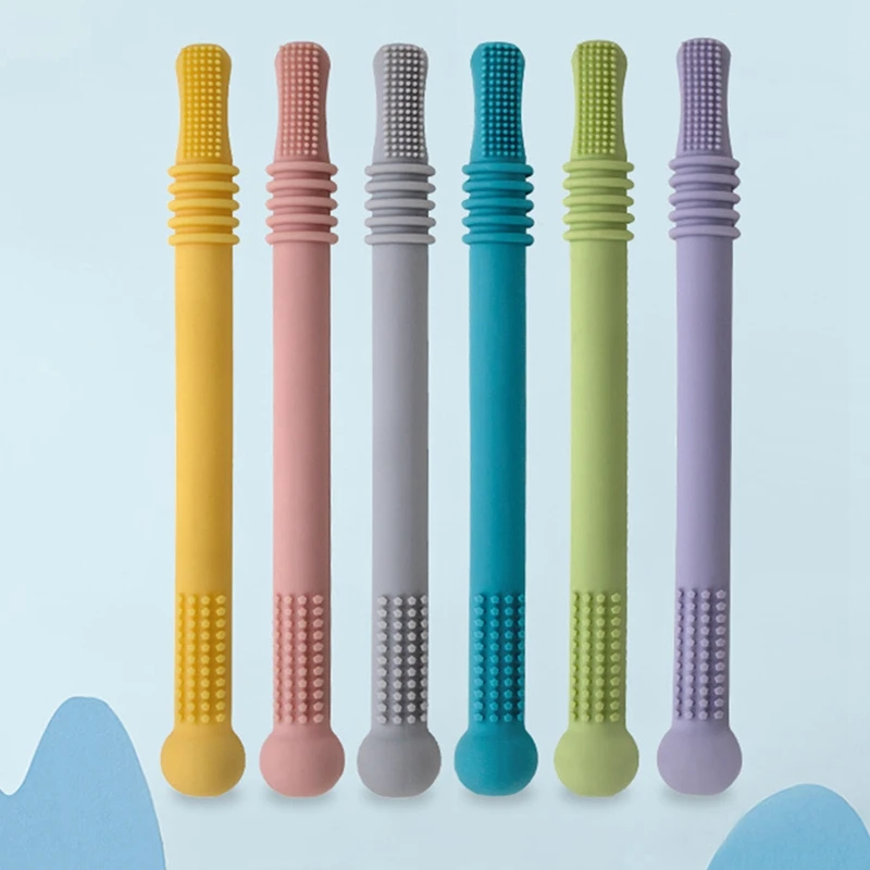 7 шт. пустотелый Прорезыватель для зубов игрушка-грызунок малышей Детская