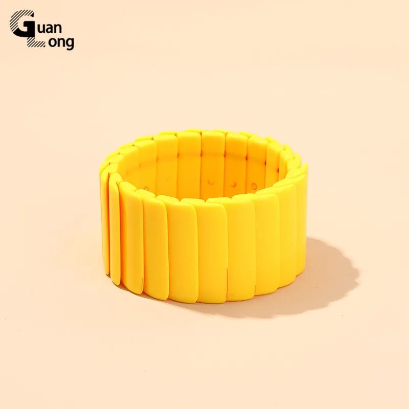 Шармы GuanLong для браслетов браслеты дизайнерские женские эластичные из смолы