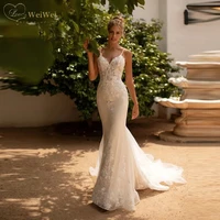 v neck mermaid wedding dress sleeveless spaghetti straps floor length backless lace applique bridal gowns c%d0%b2%d0%b0%d0%b4%d0%b5%d0%b1%d0%bd%d0%be%d0%b5 %d0%bf%d0%bb%d0%b0%d1%82%d1%8c%d0%b5 2021