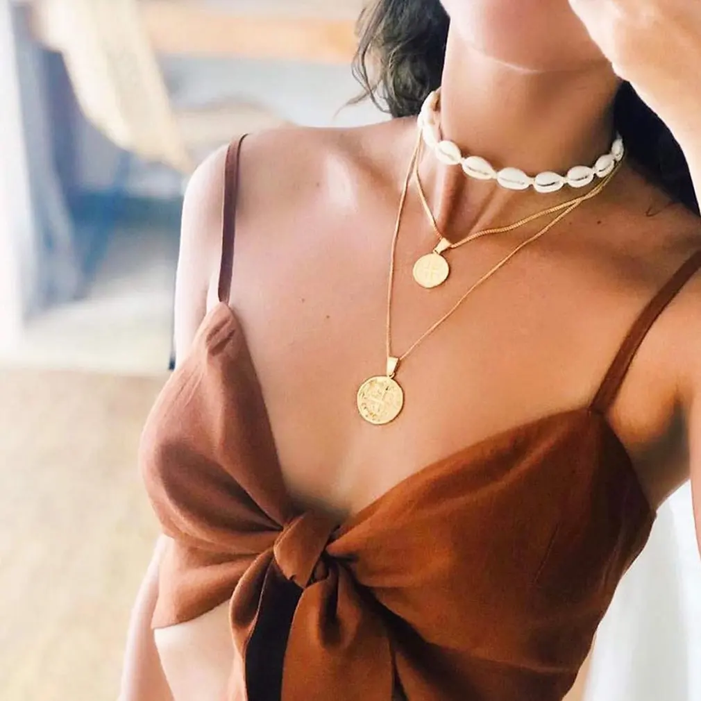 Индивидуальное повседневное украшение в гавайском стиле украшенное ракушками