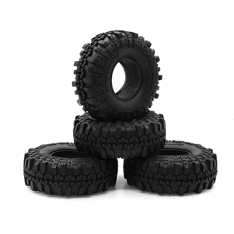 

4 шт. 1,9 дюйма резиновые шины/колесные шины для 1:10 RC Rock Crawler Axial SCX10 90046 AXI03007 Tamiya CC01 D90 D110