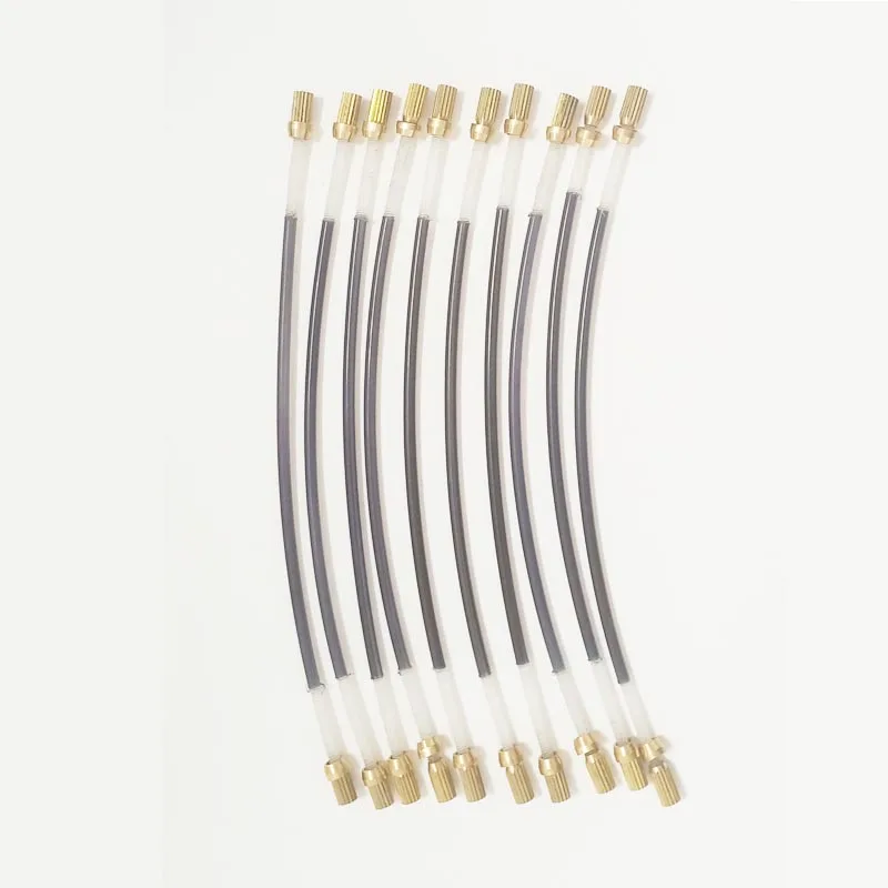 Wtsfwf 10 шт./компл. Скрипки tailguts tailcord кишки шнур нейлона с латунный винт для 4/4 3/4 1/2 1/4