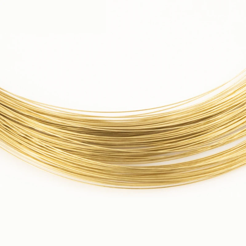 1 Meter Soft H62 Brass Wire Diameter 0.3/0.4/0.5/0.6/0.8/1/1.2/1.5/1.8/2/2.5/3/4/5mm Electrical Cable Metal Mesh DIY Material |