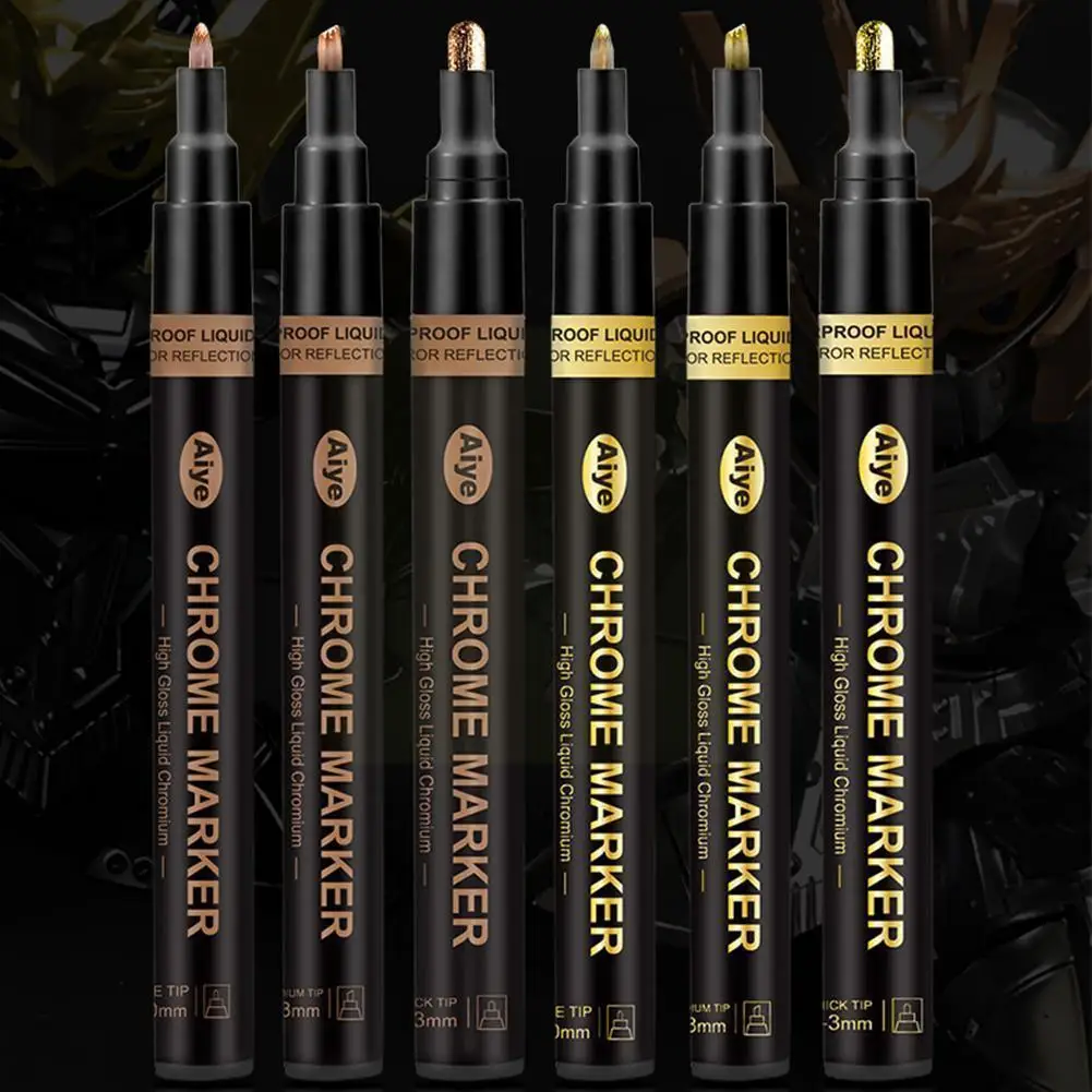 

Маркер с жидким зеркальным покрытием, ручка, ручка-маркер ручка, аксессуары L5k9