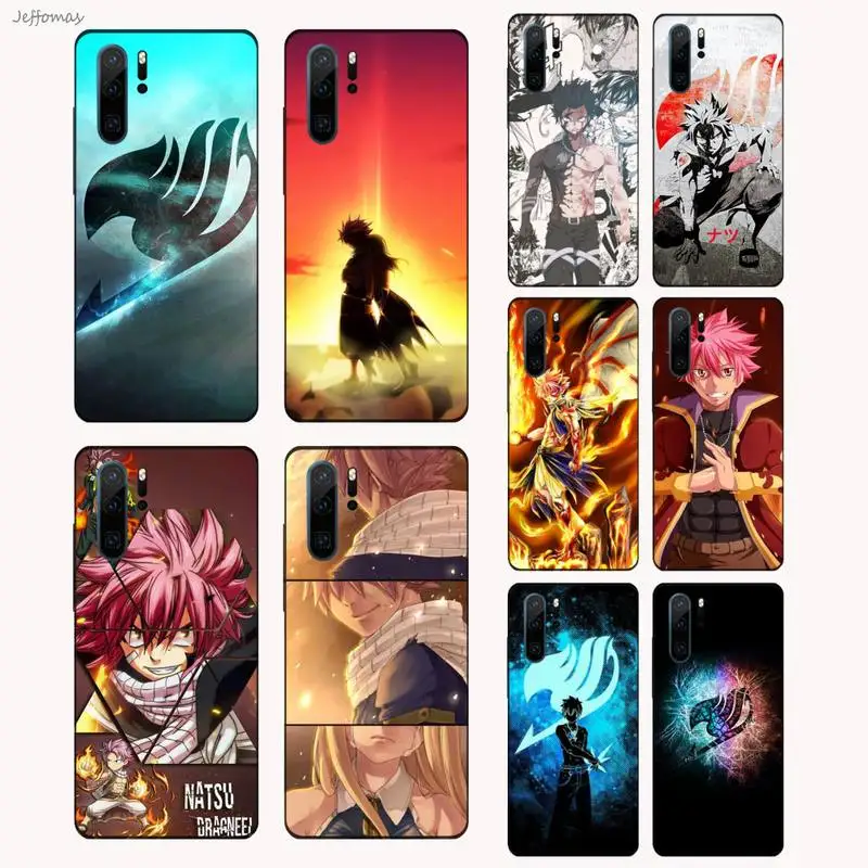 Чехол для телефона с Аниме Манга Фея хвост Huawei P9 P10 P20 P30 Pro Lite smart Mate 10 20 Y5 Y6 Y7 2018