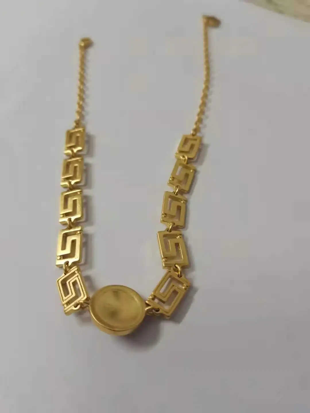 

Fashion and luxury design Ver - LOGO necklace bracelet female European and American style generous elegant noble