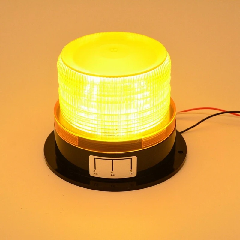 2 х Янтарный светодиодный маячок стробоскоп аварисветильник мигающий