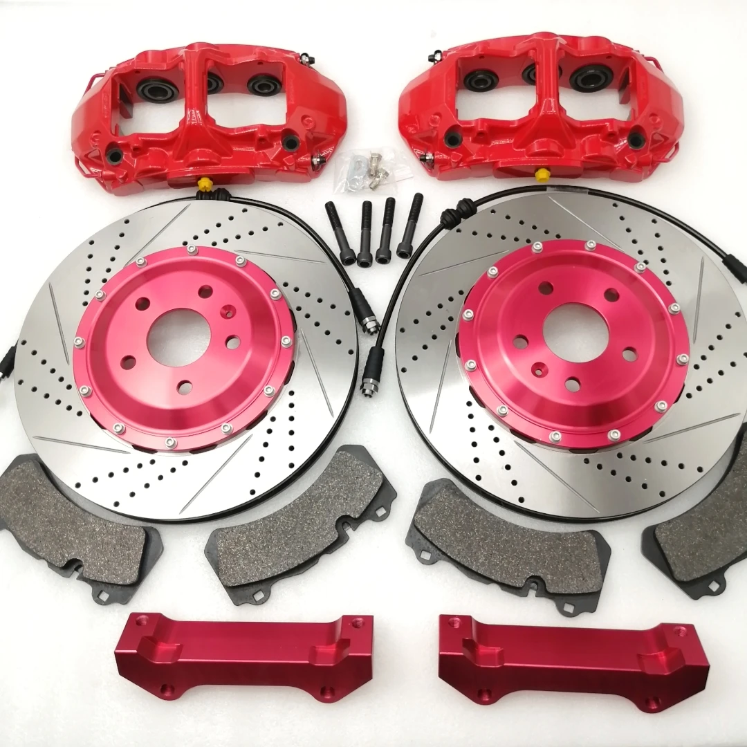 

Jekit High performance GT6 6 pots Full set Brake kits Red caliper 355*32mm disc rim18