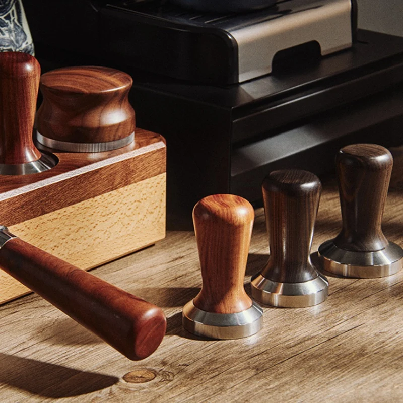 New Design Coffee Powder Hammer With Solid Wood Handle Stainless Steel Press | Дом и сад