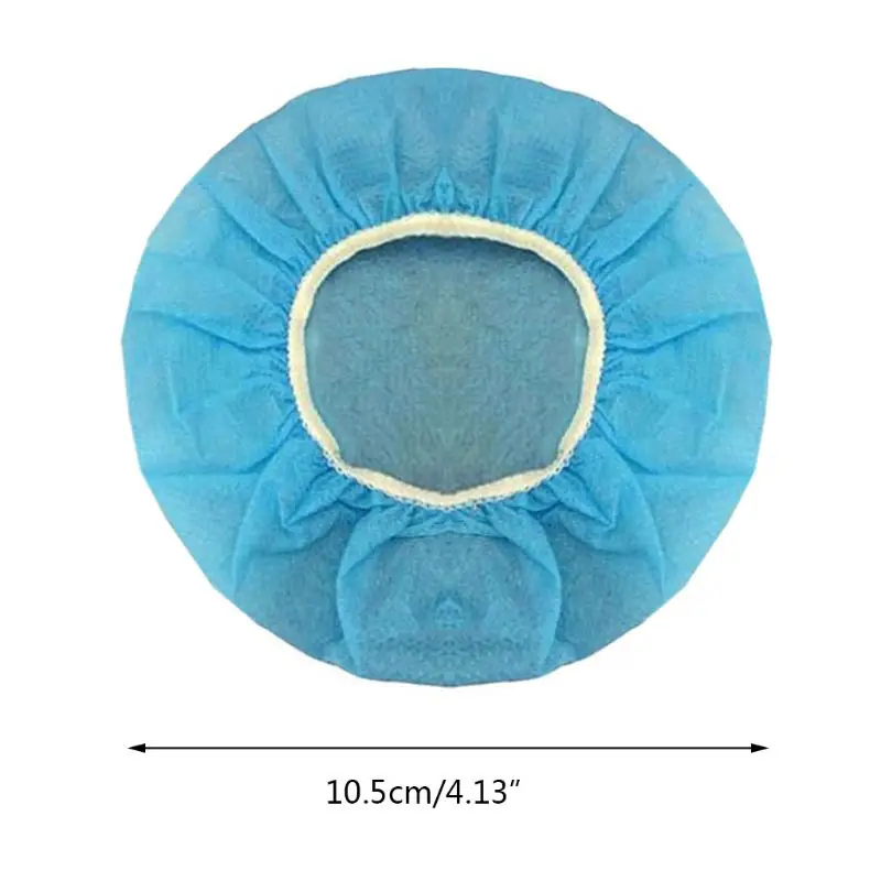 

100 Pcs Disposable Headphone Cover Non Woven Dustproof Sweatproof Cafes Ear Pad