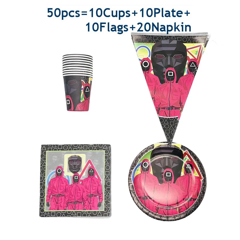 50 шт. детские игрушки для вечевечерние в виде мультяшного кальмара | Дом и сад