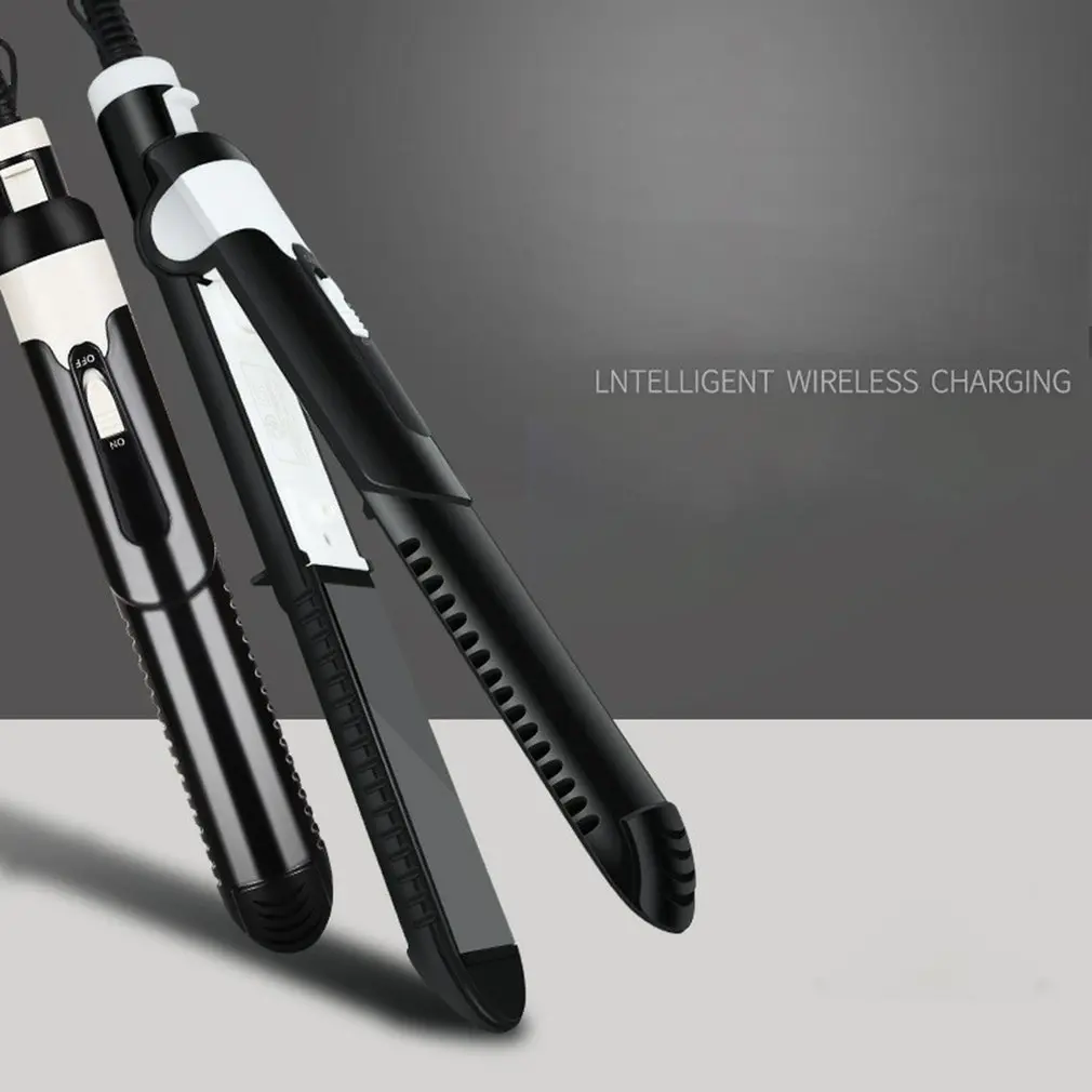 Профессиональный Выпрямитель для волос щипцы завивки отрицательные ионы