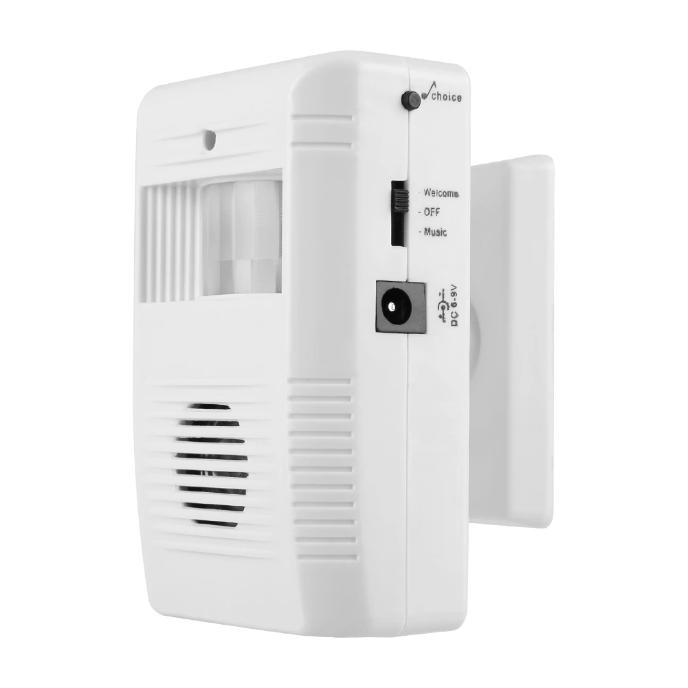 Auto IR Motion Independent Sensor Store Home Welcome Door Bell Entry Voice​​ Built In Speaker Adjustable 16 Music | Безопасность и