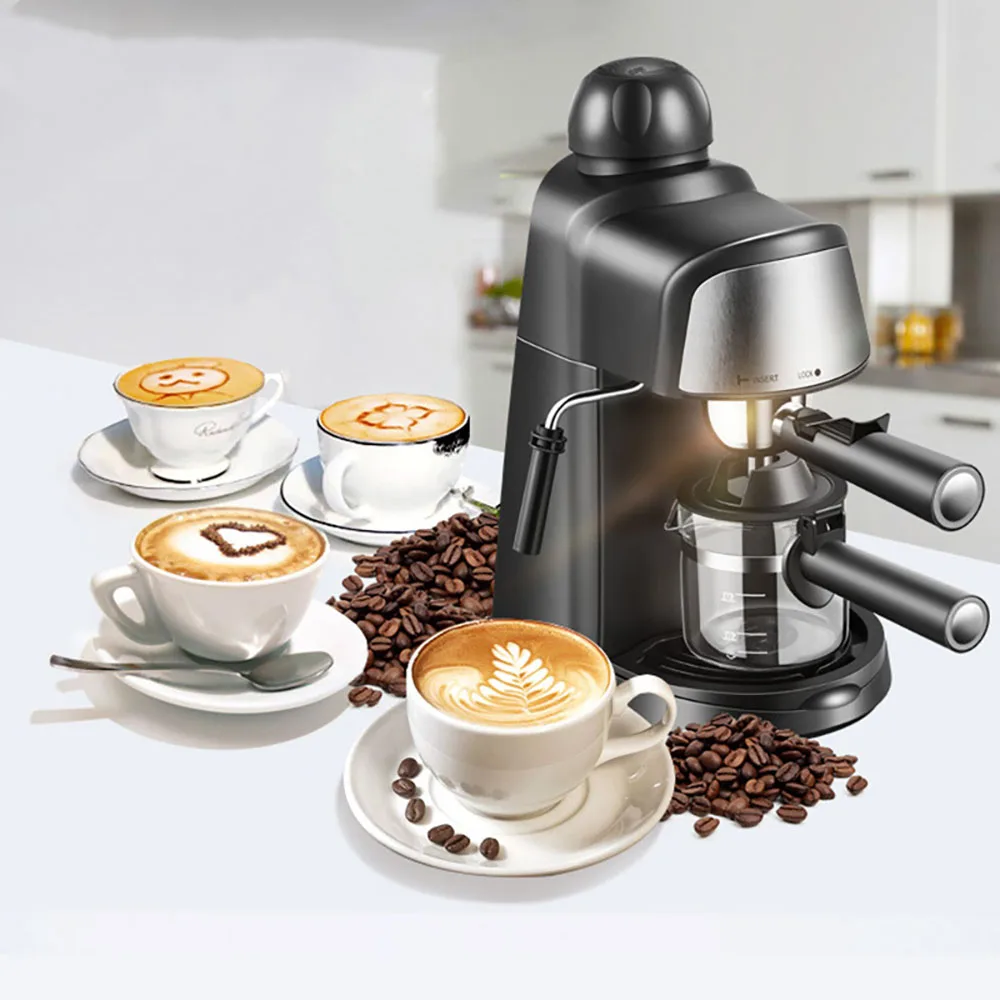 

240ml Semi-Automatic Espresso Electric Coffee Machine Express Electric Foam Coffee Maker Kitchen Appliances 220V