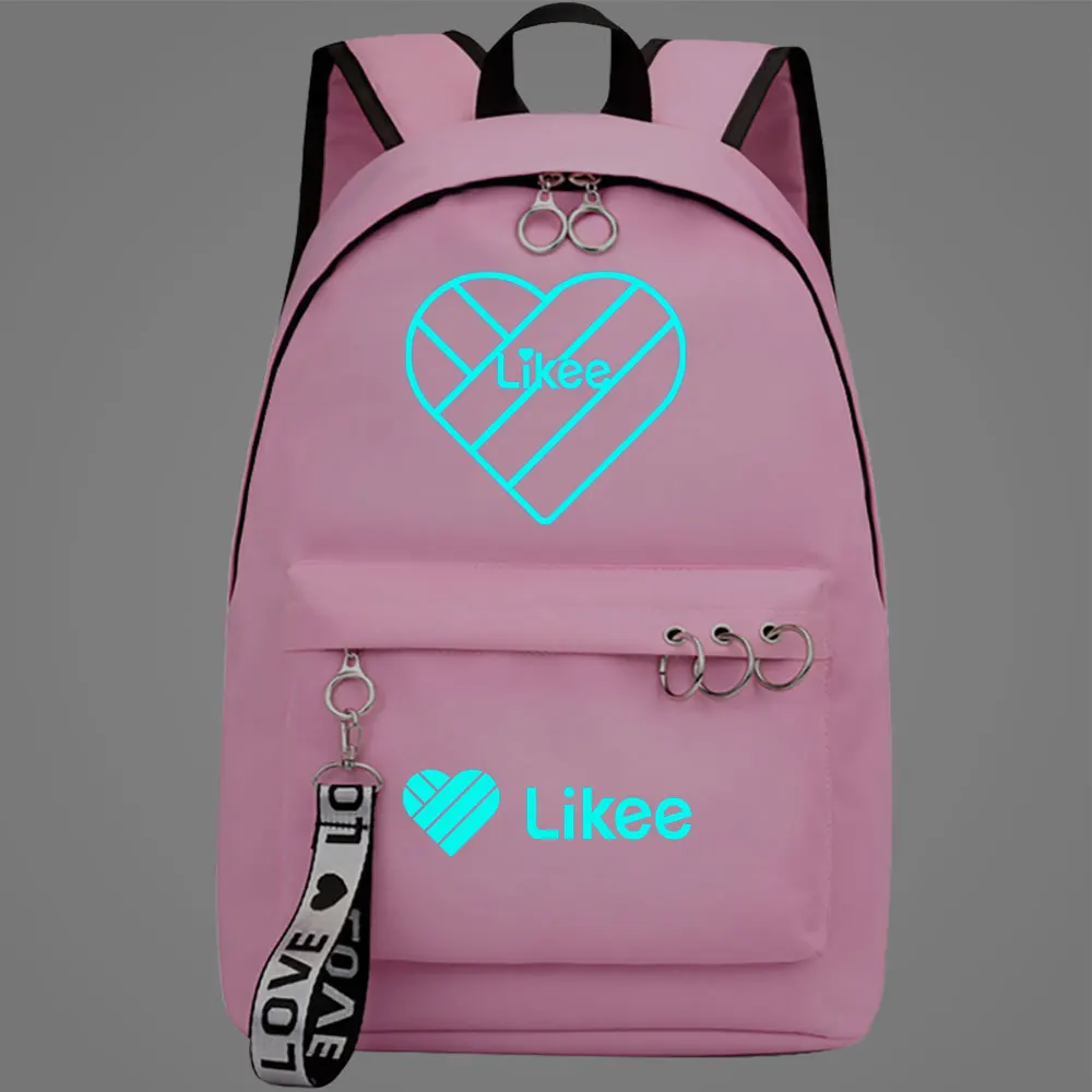 New Likee Video App Night Lumious Backpacks Kids Teenager School Bags Boys Girls Daily Travel Shoulder Mochila Escolar Gift | Багаж и