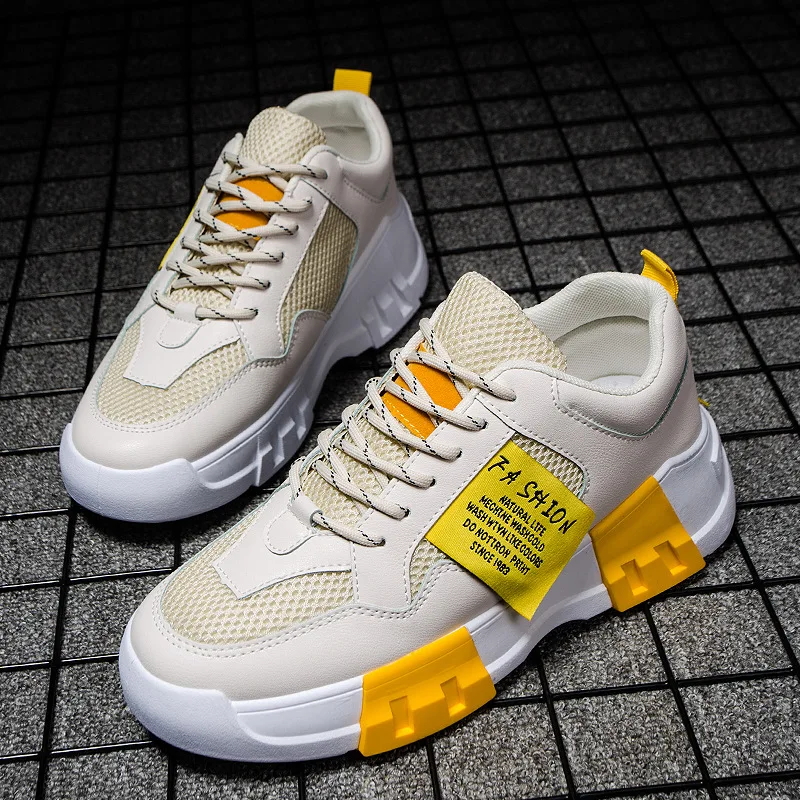 Кроссовки мужские сетчатые дышащие на весну |