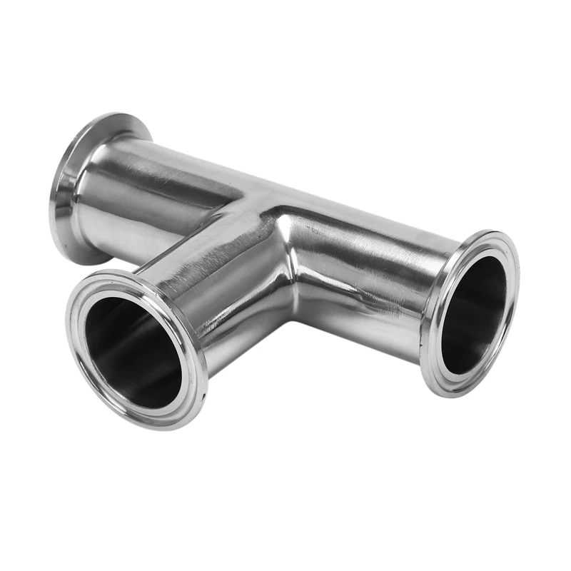 Promotion! 1.5Inch 38Mm Sanitary Tri Clamp 3 Way Tee 304 Stainless Steel Ferrule Connector Pipe Fitting | Инструменты