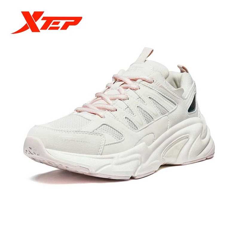 Xtep/женская повседневная обувь Летние спортивные не сужающиеся книзу кроссовки