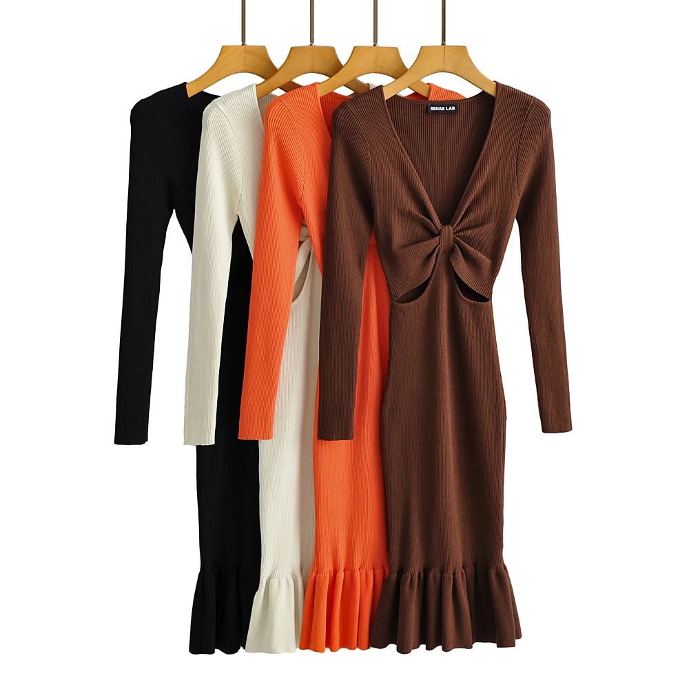 

Облегающая Юбка с длинным рукавом и длинным поясом