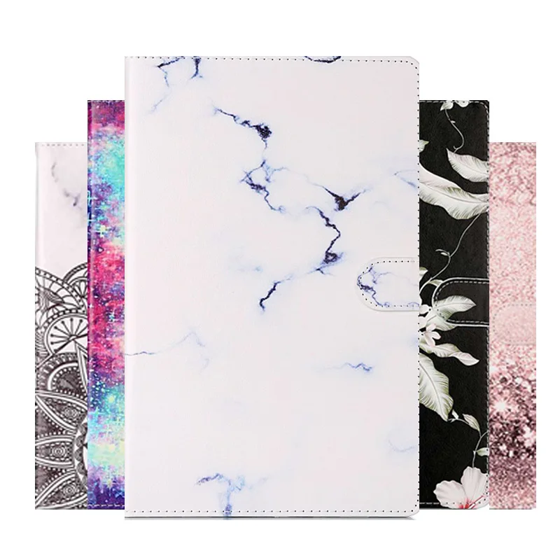 Чехол из ТПУ и искусственной кожи для планшета Amazon Kindle Fire HD 10 1 дюймов 2017 чехол с