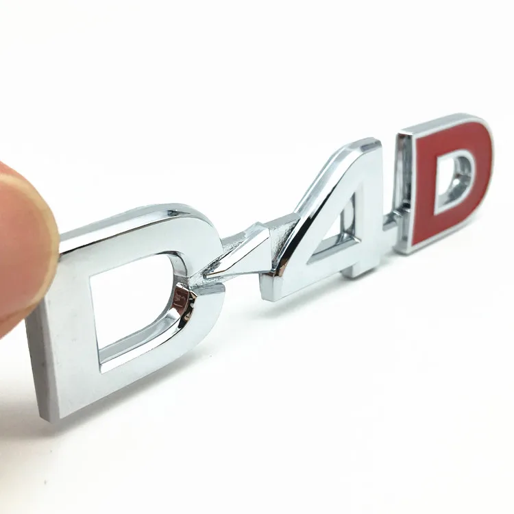 10 шт./лот D4D D-4D ABS пластик авто задний багажник номер/надпись-логотип значок