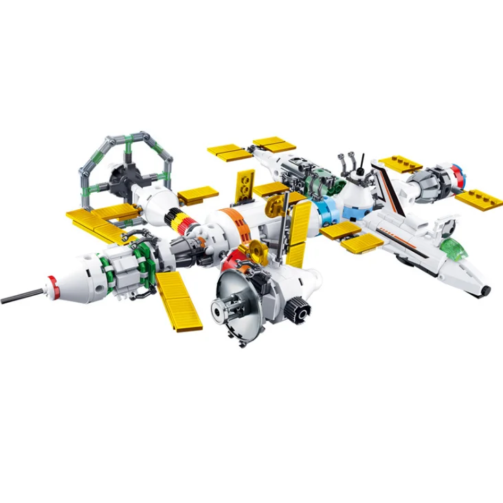 Космическая станция Sluban 07312 космическая ракета интерзвездная модель