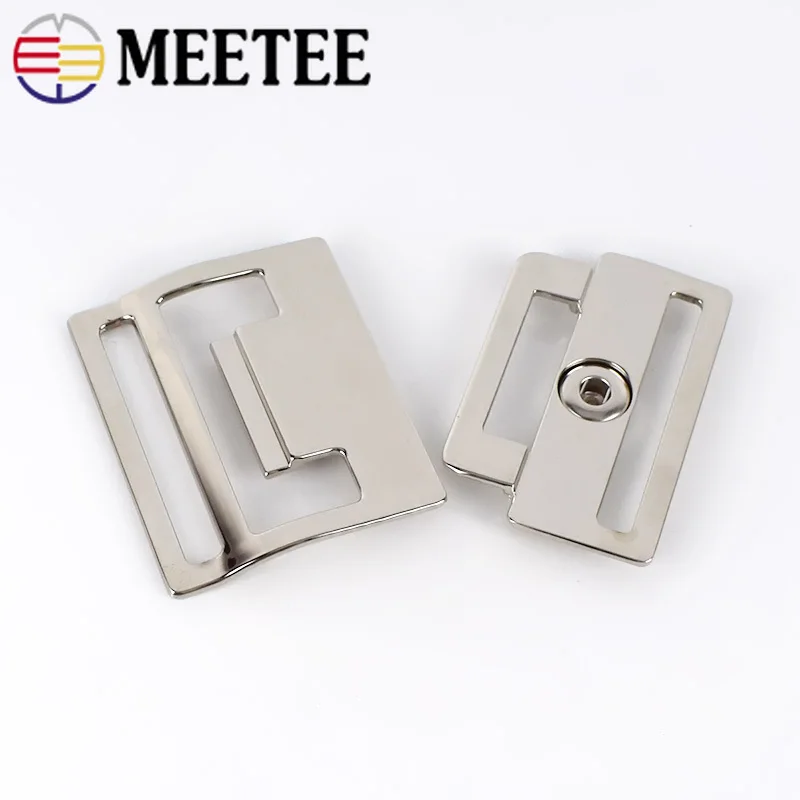 2/5 шт 50 мм металлические кнопки пальто пуховики декоративные пряжки для ремня