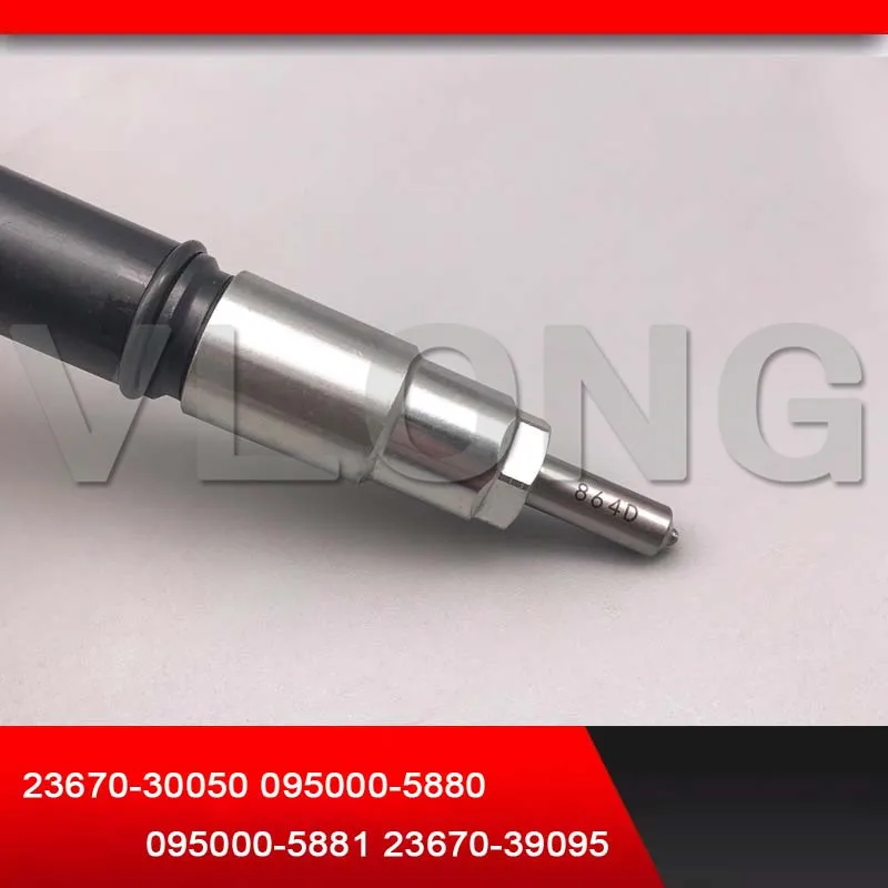 Подлинный новый COMMON RAIL дизельный инжектор для DE-NSO TOYOTA 2KD-FTV HIACE TURBO 23670-30050 095000-5880