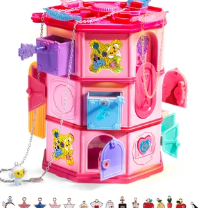 Girl Music Makeup Treasure Box Set Kids Lightting Necklace Cosmetics Princess Game Baby Pretend Play