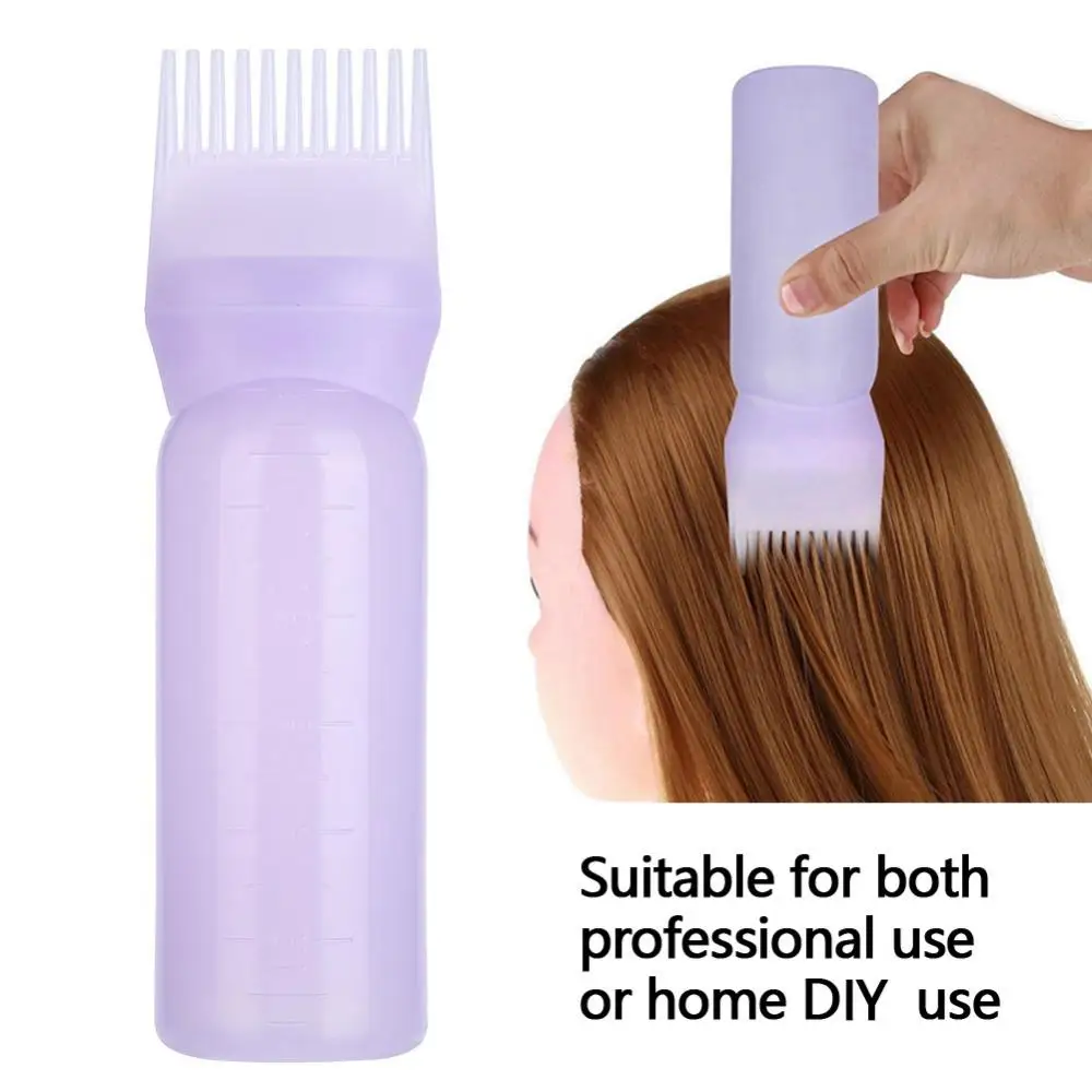 

50% Hot Sale Pro Salon Hair Washing Coloring Dye Bottle Applicator Comb Dispensing Brush