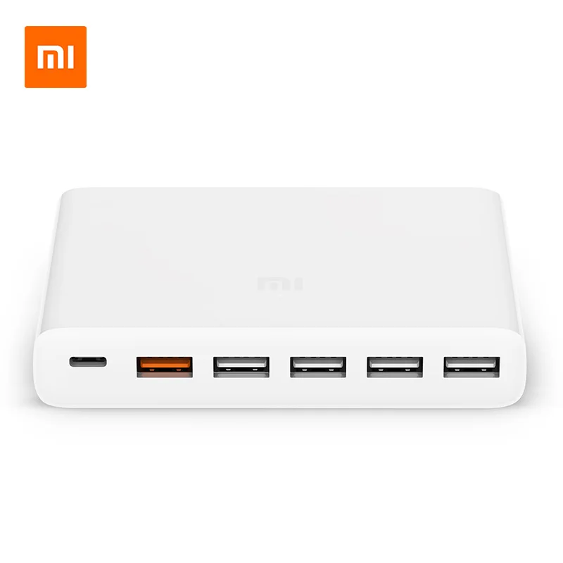 Оригинальное зарядное устройство Xiaomi Mi USB C 60 Вт Type и A 6 портов выход Dual QC 3 0 быстрое