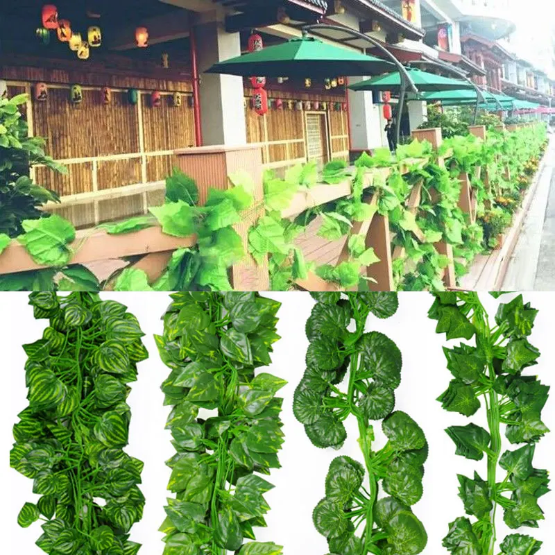 

New small simulation leaf wholesale green leaf simulation creeper leaf vine ivy vine fake green leaf vine simulation flower