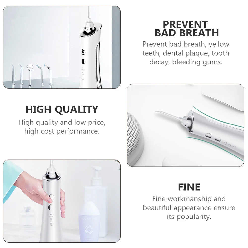 

1 Set Household Scaler Useful Water Toothpik Water Pick (White)