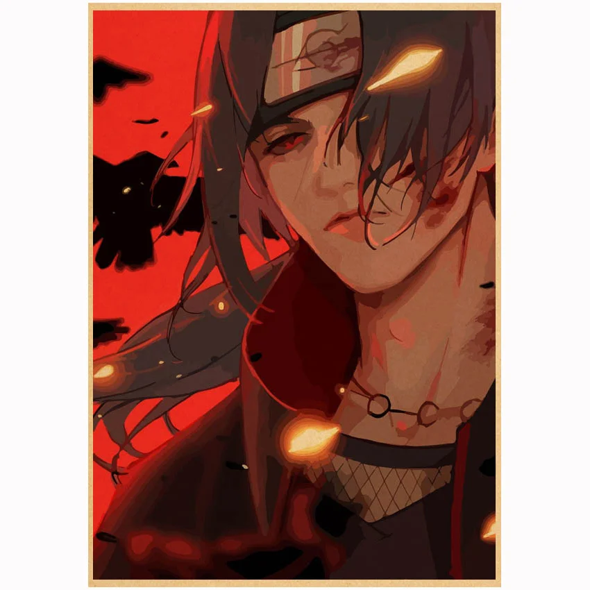 Itachi настенные плакаты картина Настенная обои фотография | Дом и сад
