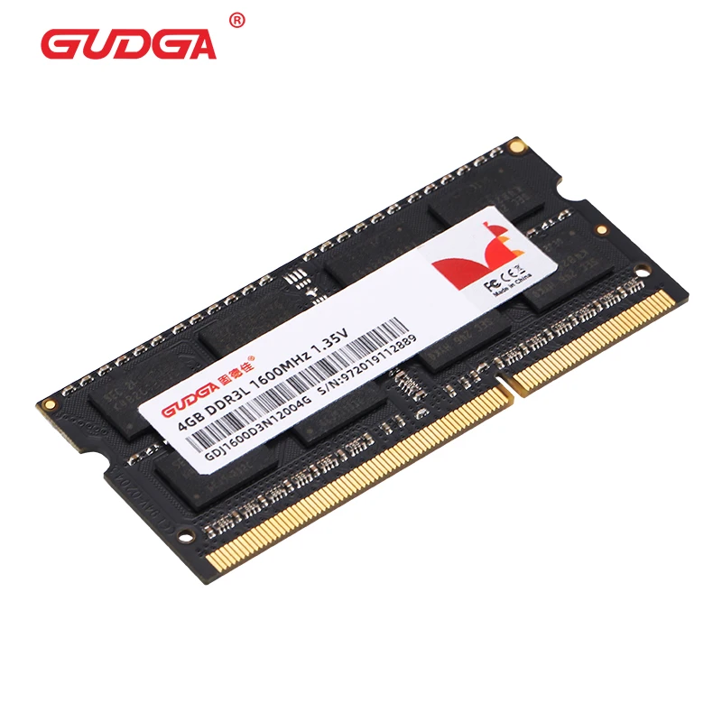 Оперативная память GUDGA ddr3 8 Гб 1600 МГц ОЗУ для ноутбука Sodimm DDR3L1.35V 204PIN Intel AMD Acer 8942G |